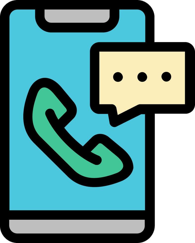 Call illustration design vector