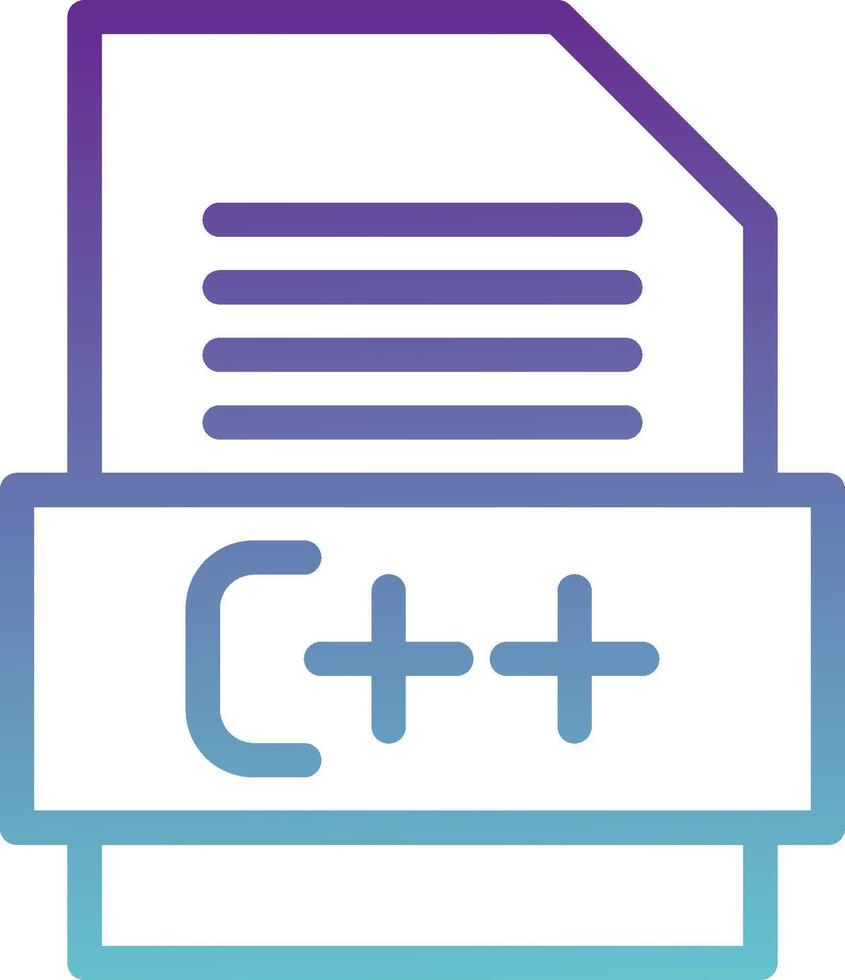 A file icon with a c on it vector