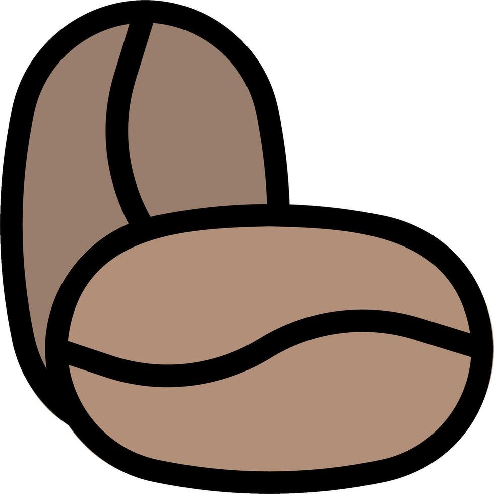 Coffee beans clip art vector
