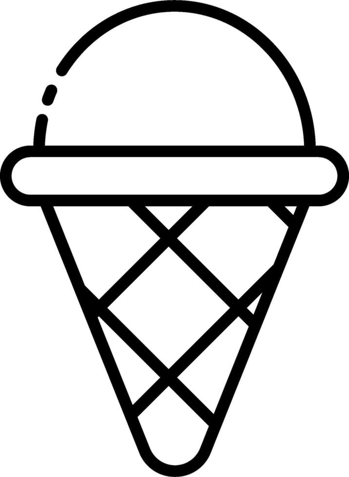 Ice cream icon vector