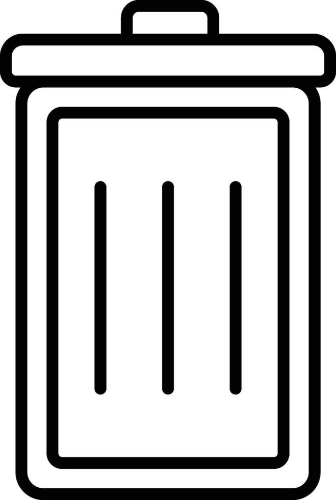Trash Can Icon vector