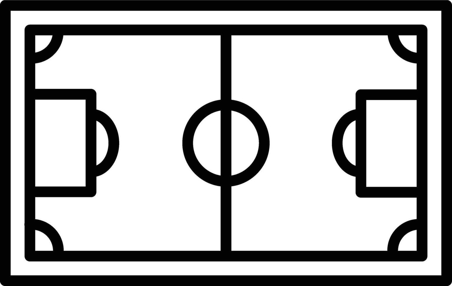 Football Field Icon vector