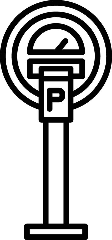 Parking Meter Icon vector