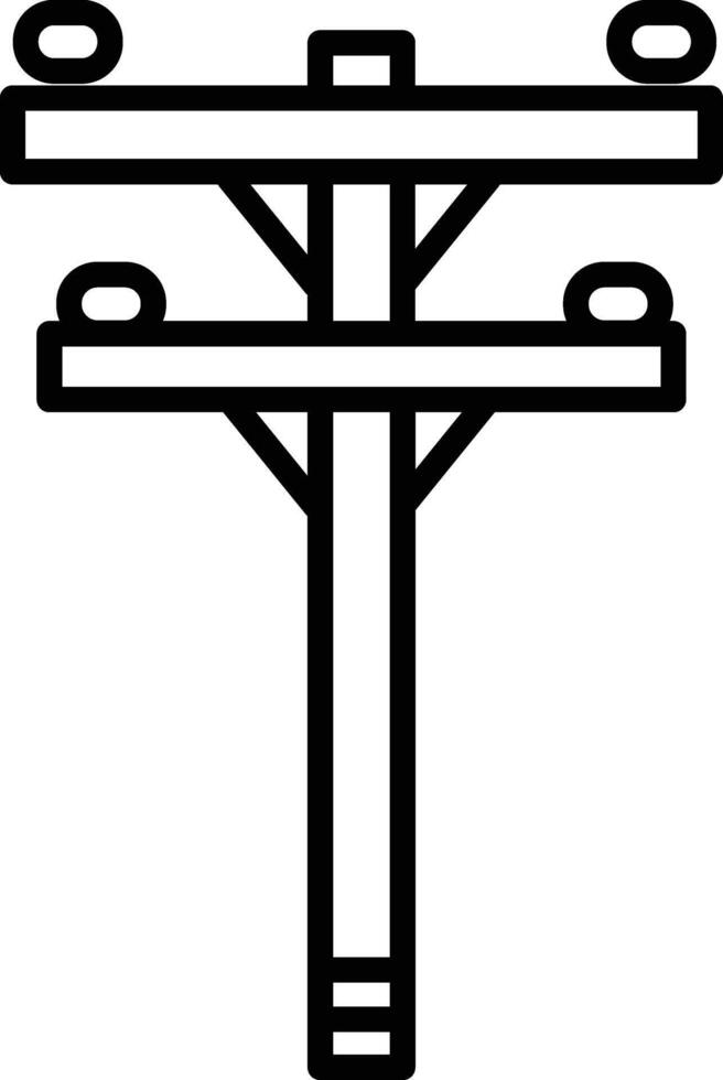 Electric Pole Icon vector