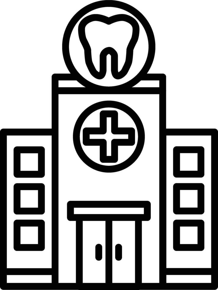 Dental Clinic Icon vector