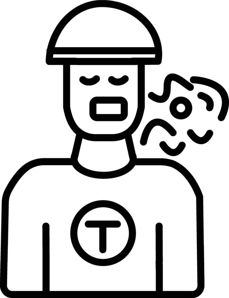 Bad Breath Icon vector
