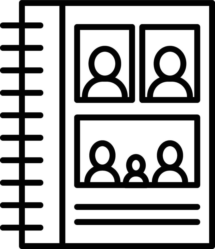 Family Book Icon vector