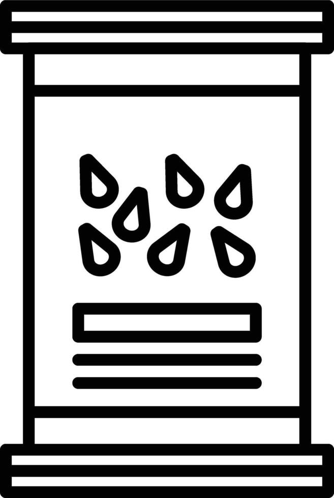 Seeds Bag Icon vector