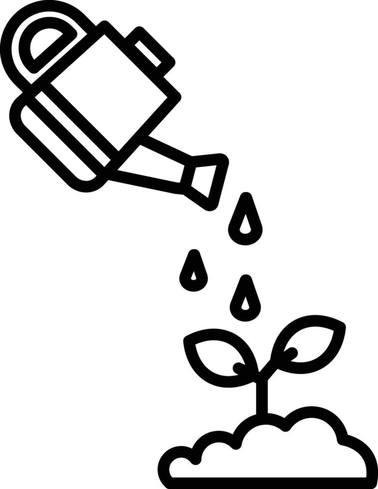 Watering Can Icon vector