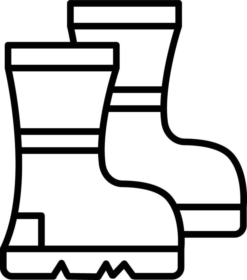 Farming Boots Icon vector