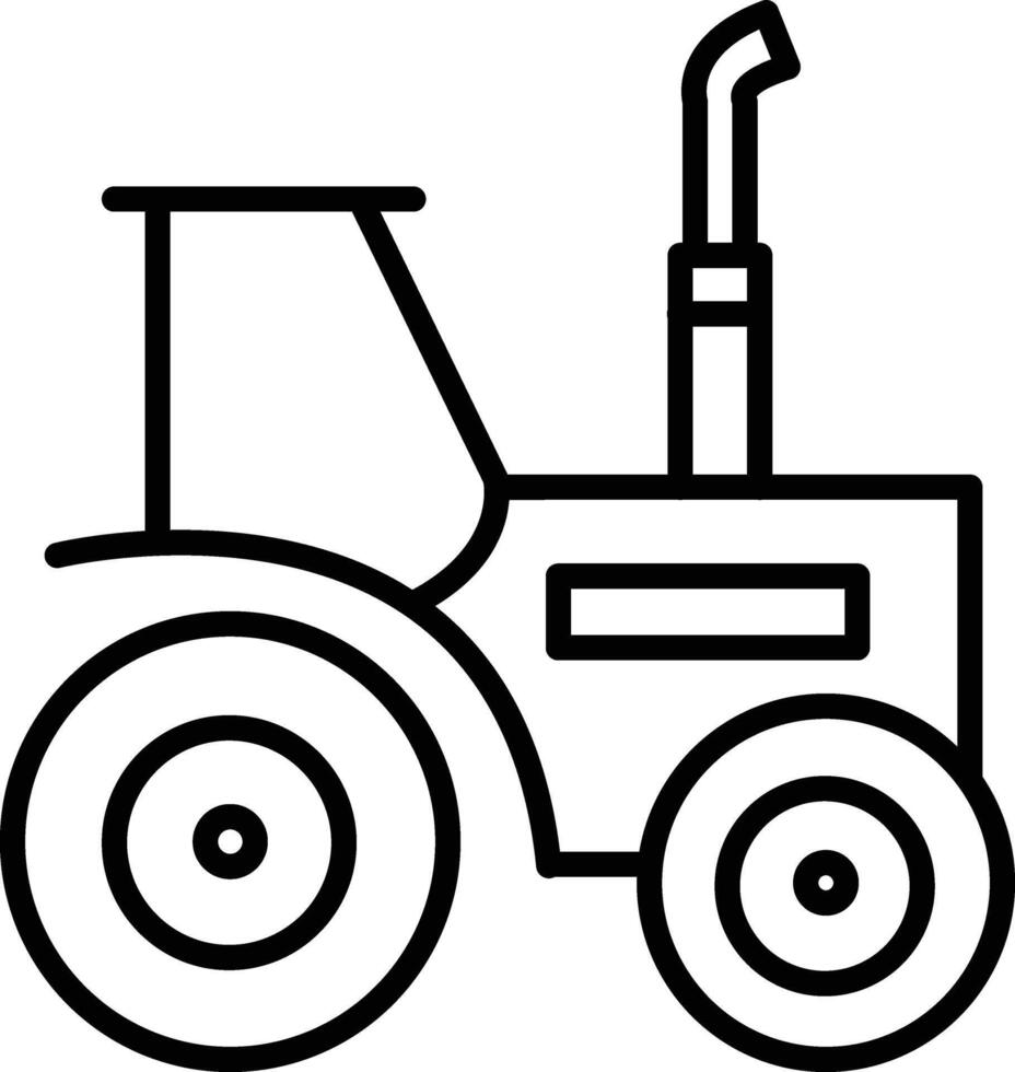 tractor illustration icon vector