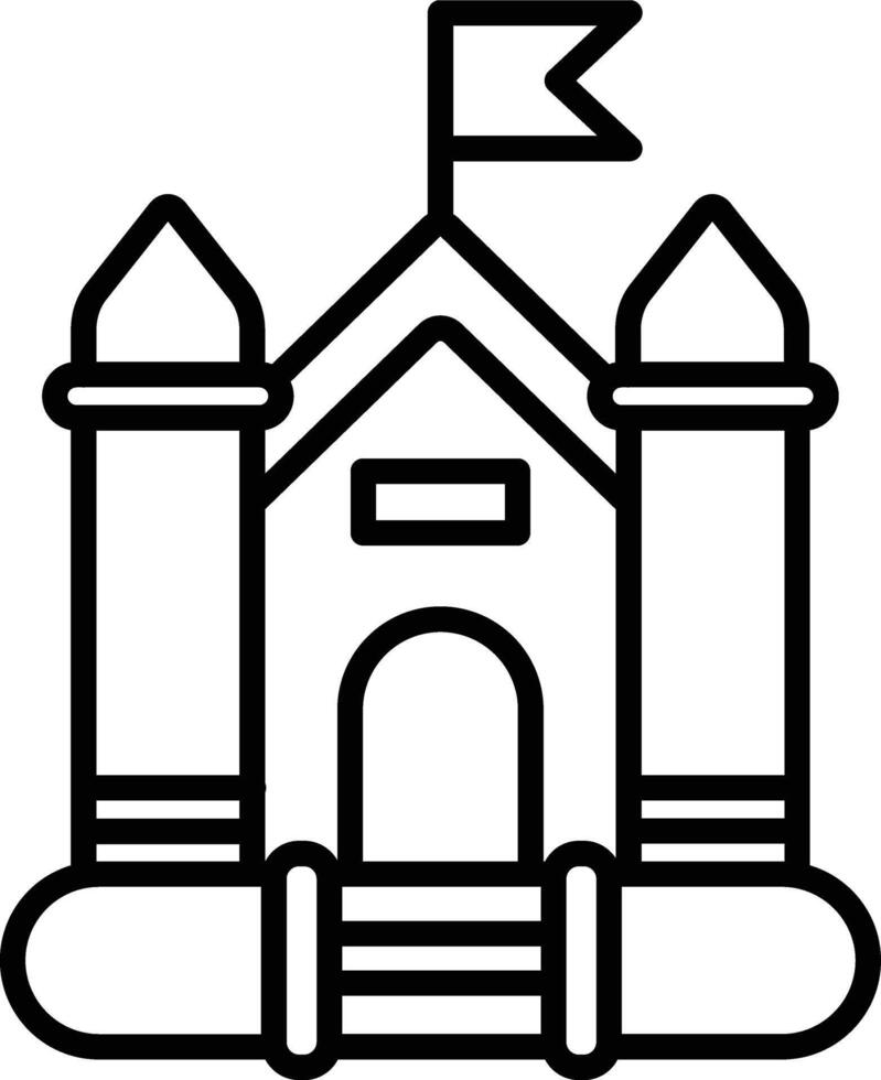 Bouncy Castle Icon vector