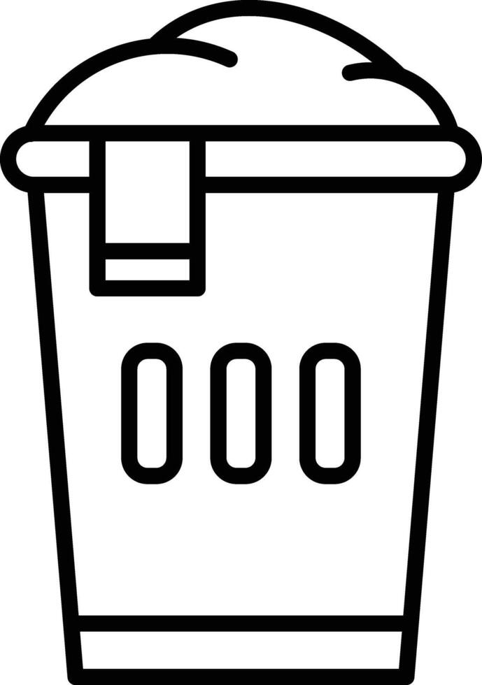 Laundry Basket Icon vector