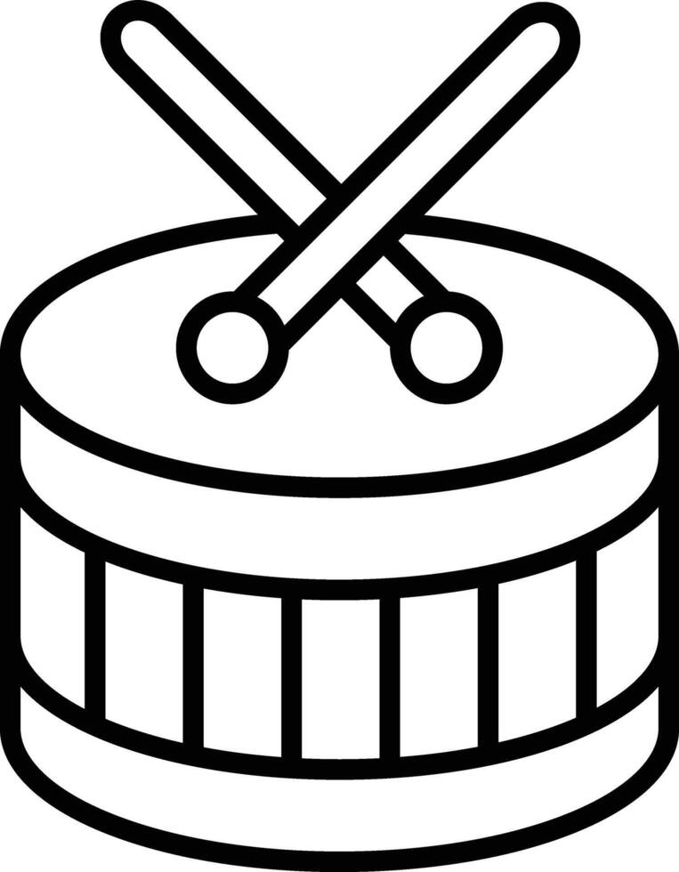 Drum illustration Icon vector