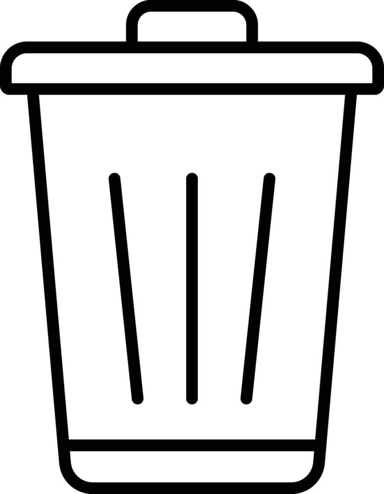 Trash Can Icon vector