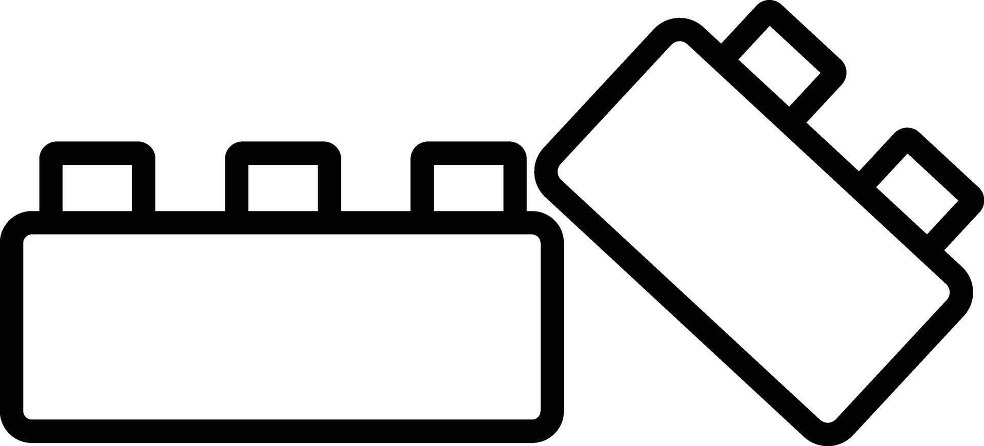 Bricks Toys Icon vector