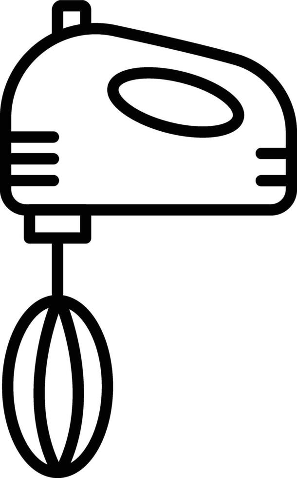 a black and white illustration of a mixer vector