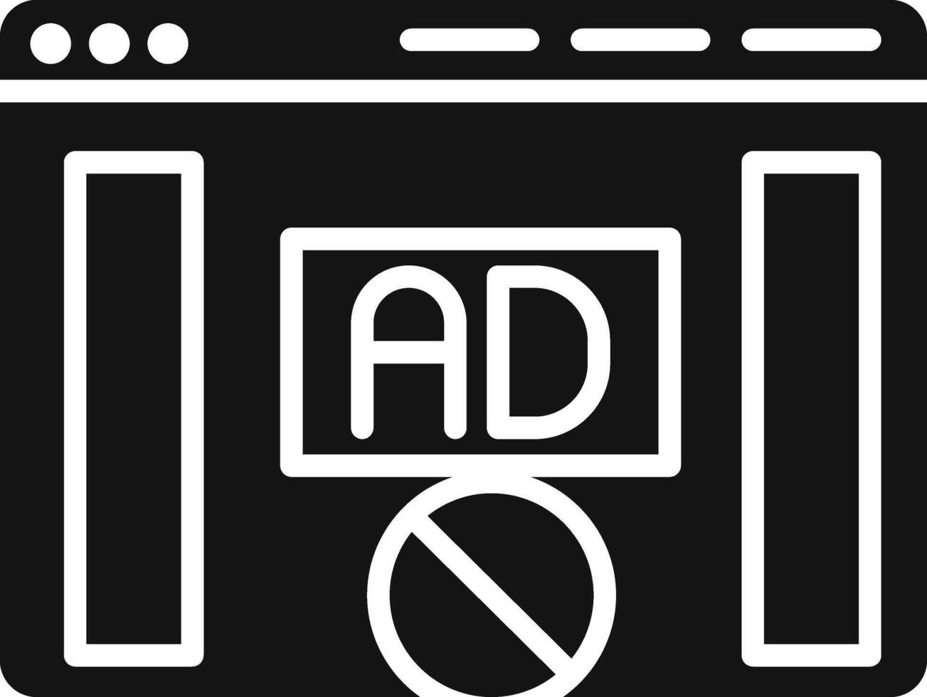 An ad for a computer on a black background vector