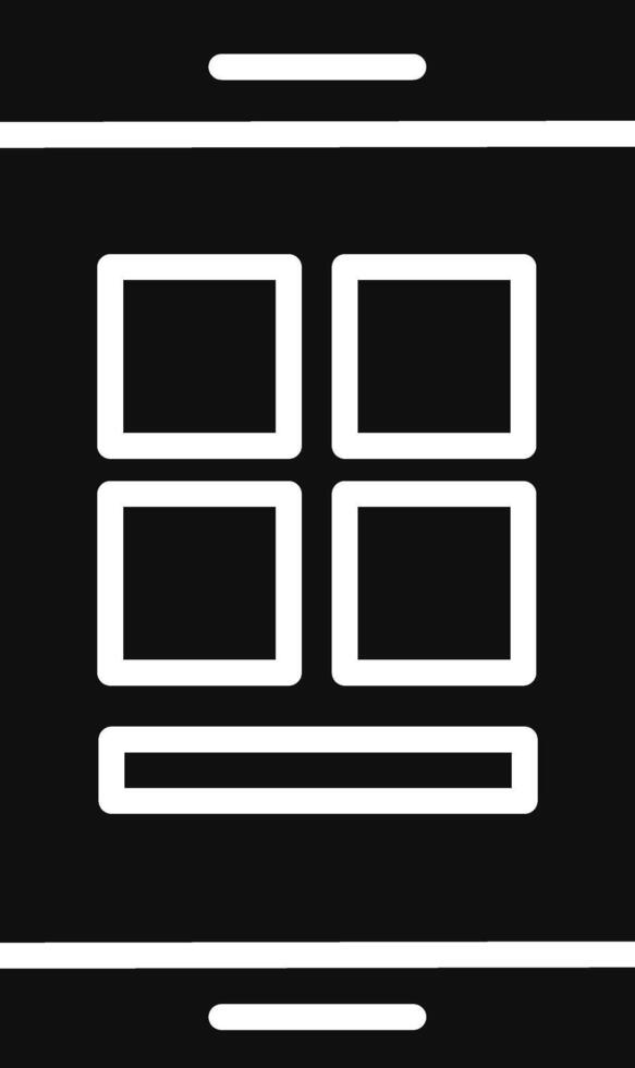 Mobile App Illustration Icon vector