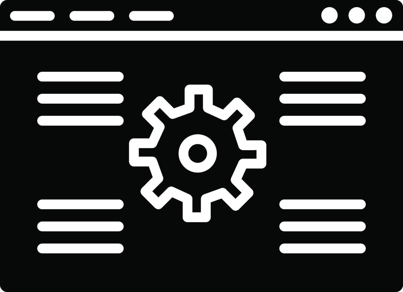 Web Maintenance Illustration Icon vector