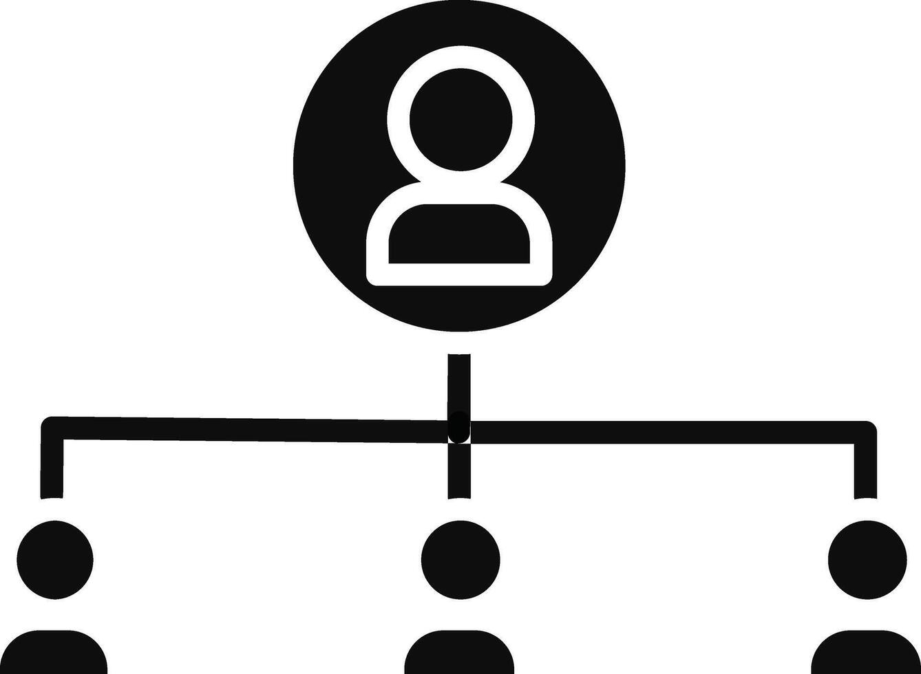 Hierarchy Illustration Icon vector