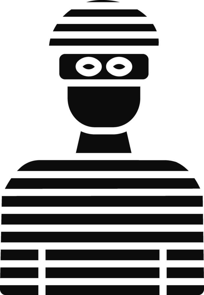 Robber Illustration Icon vector
