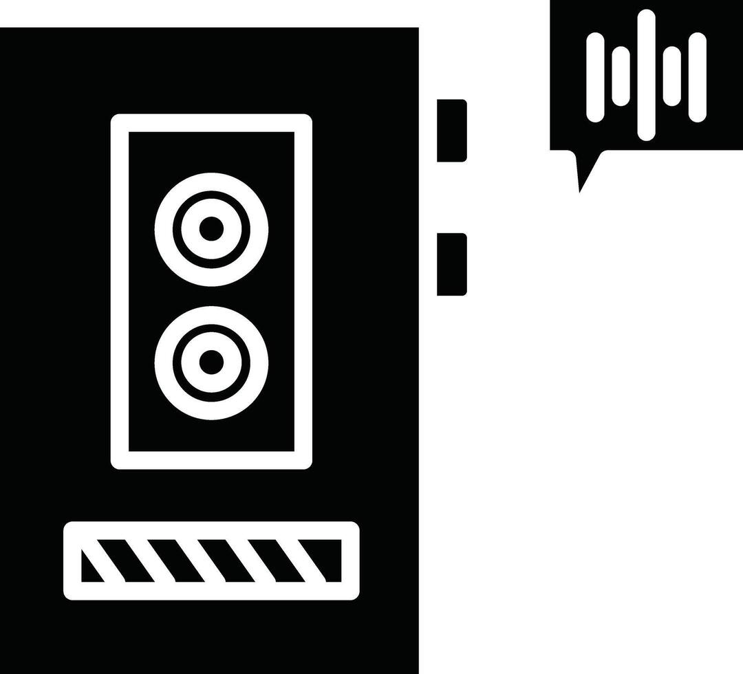 Voice Recorder Illustration Icon vector