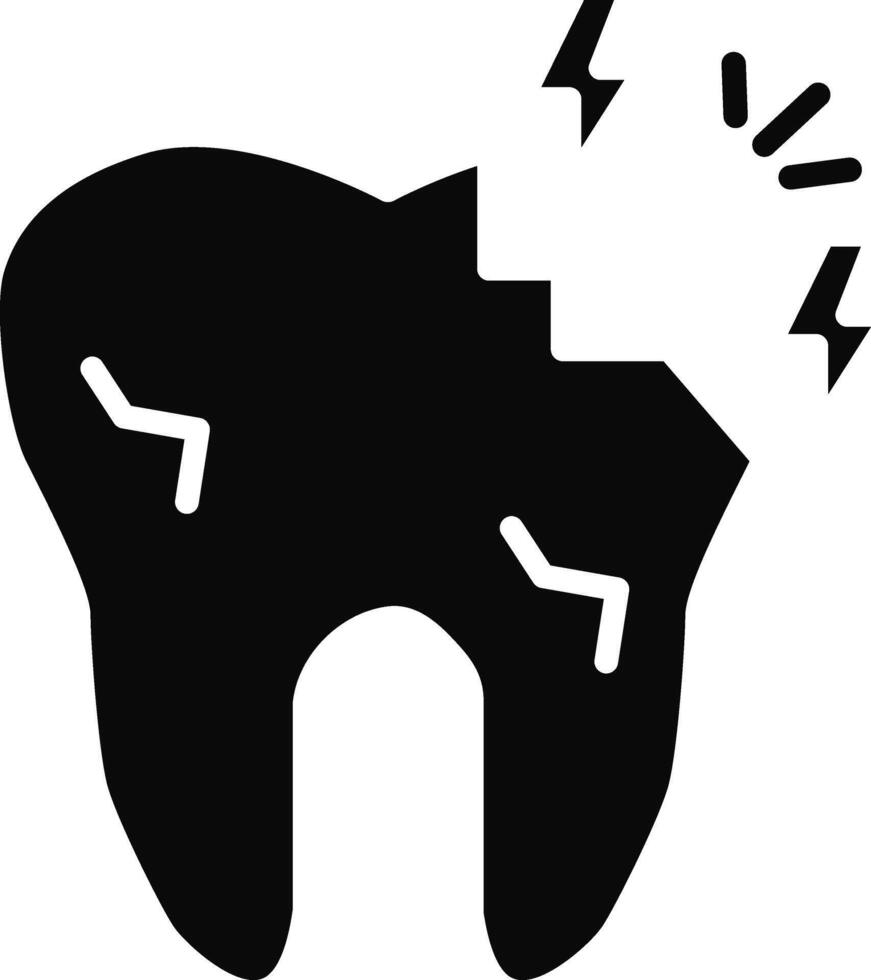Toothache Illustration Icon vector