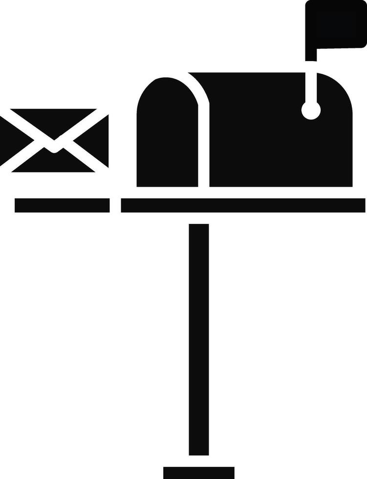 Mailbox Illustration Icon vector