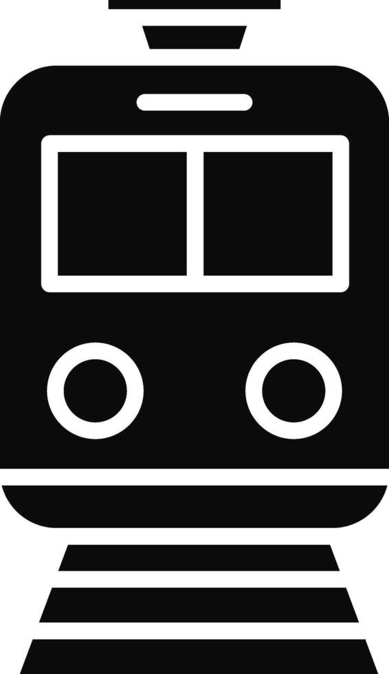 Tram Illustration Icon vector