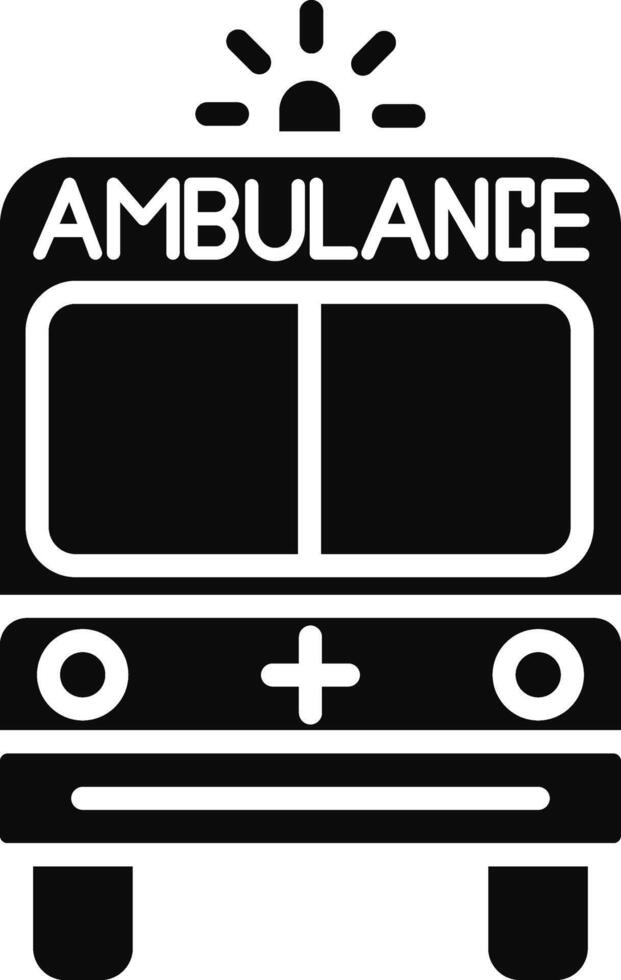 Ambulance Illustration Icon vector