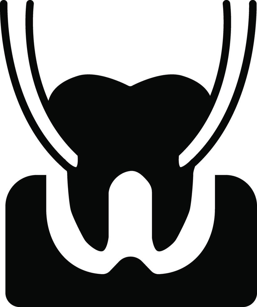 Tooth Extraction Illustration Icon vector