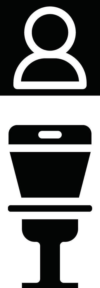 Restroom Illustration Icon vector