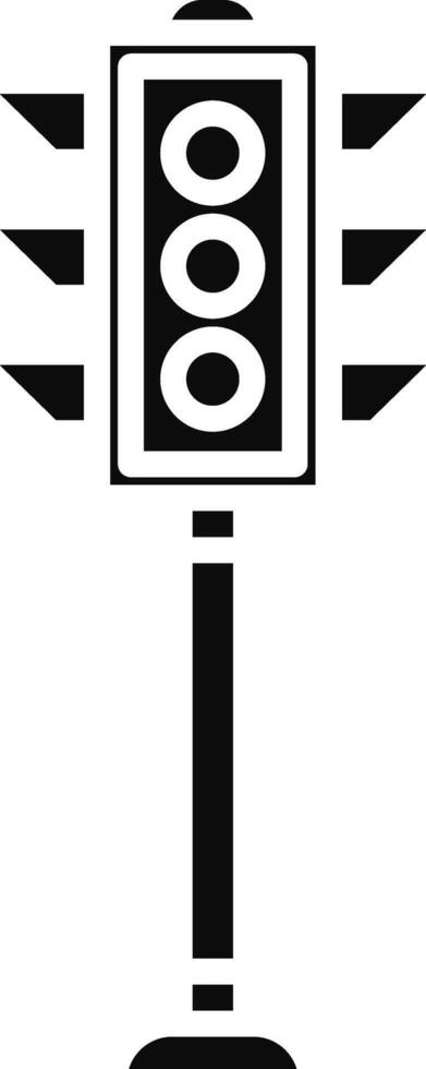 Traffic Lights Illustration Icon vector