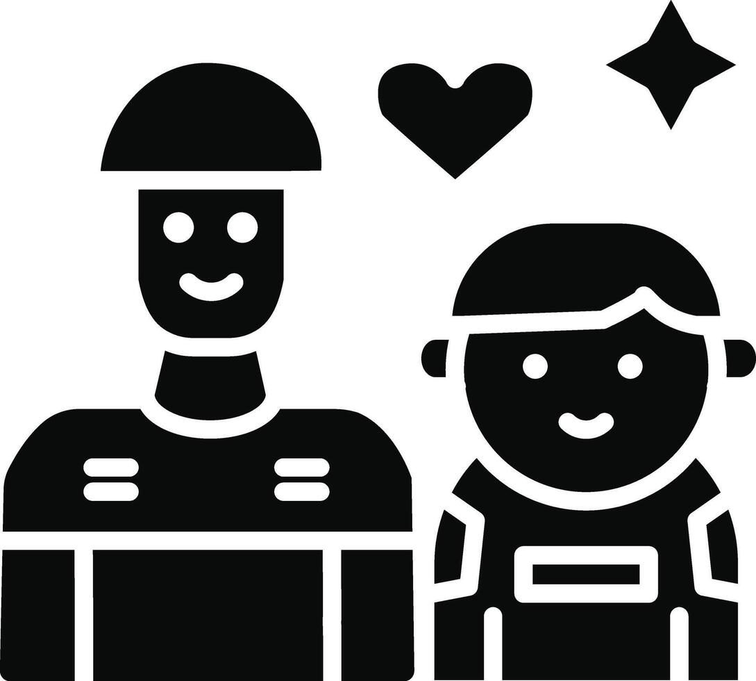Father Illustration Icon vector