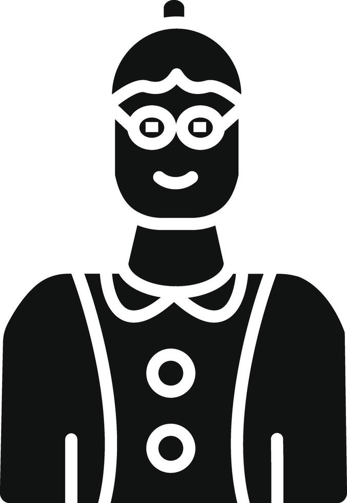 Grandmother Illustration Icon vector