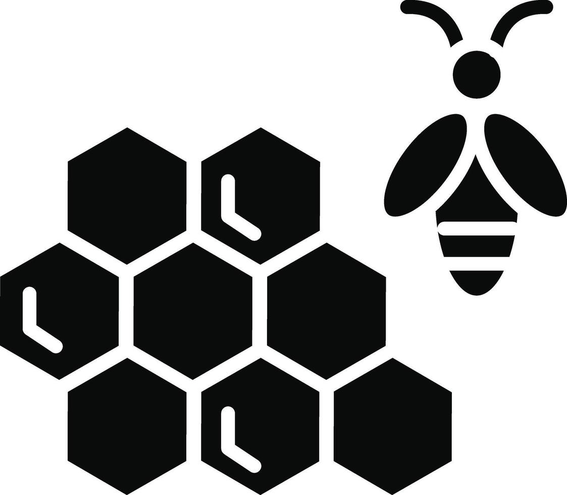 Honeycomb Illustration Icon vector