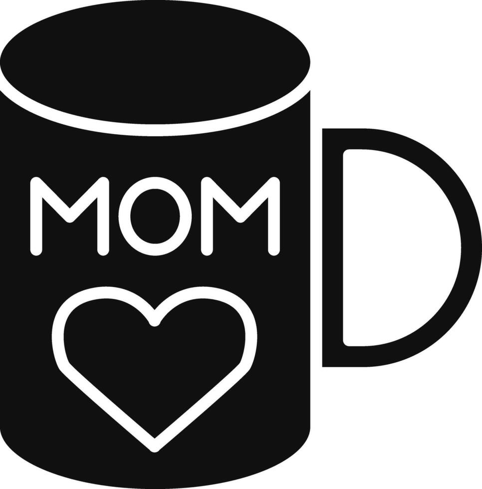 MOM Mug Illustration Icon vector