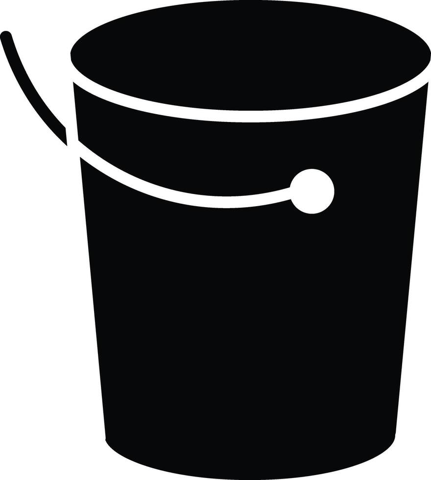 Bucket Illustration Icon vector