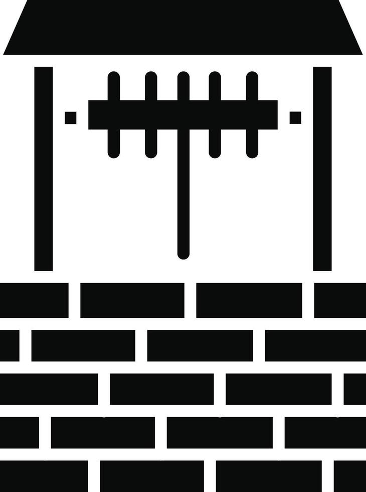 Well Illustration Icon vector