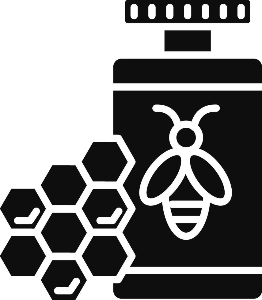 Honey Illustration Icon vector