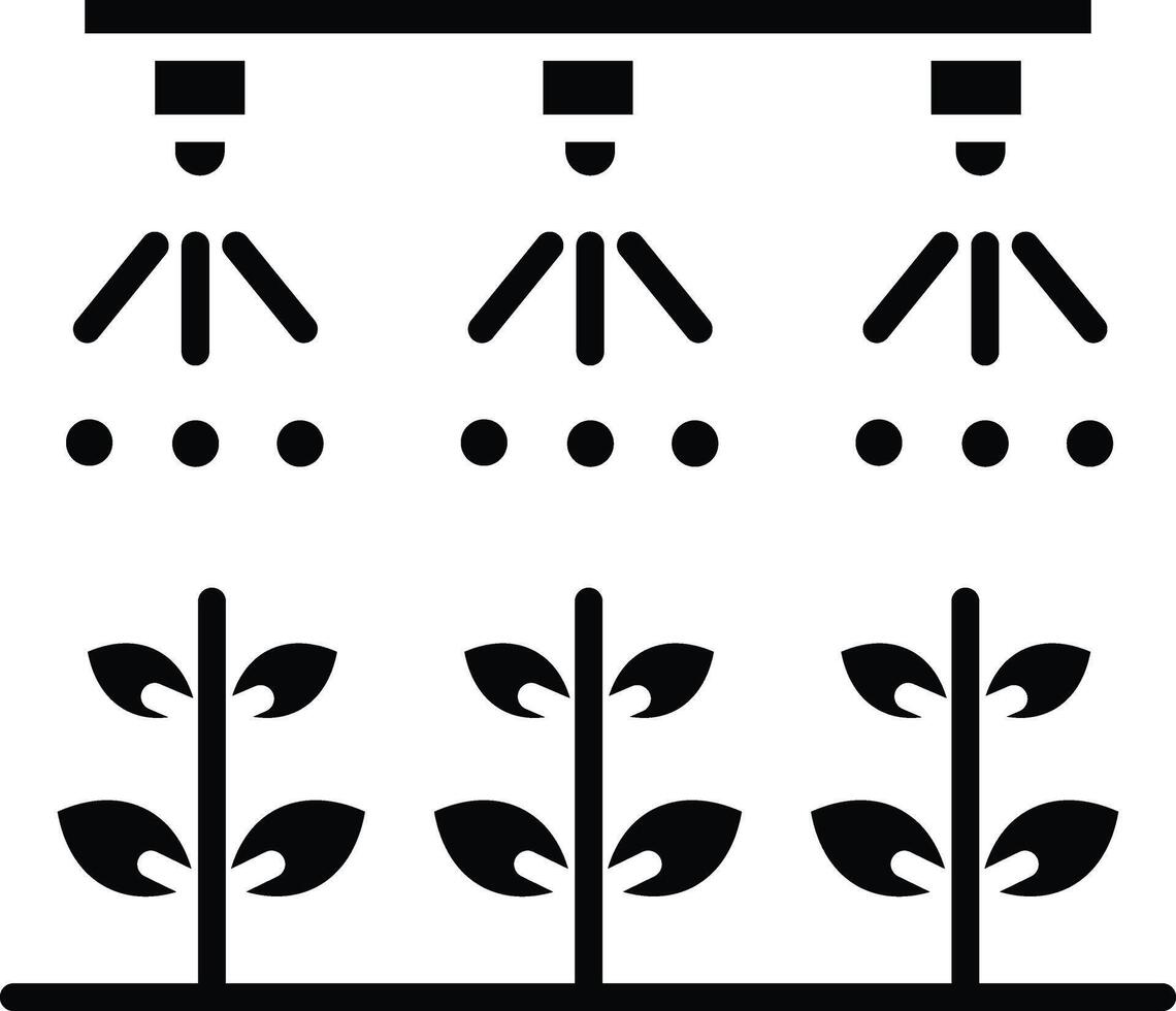 Irrigation Illustration Icon vector
