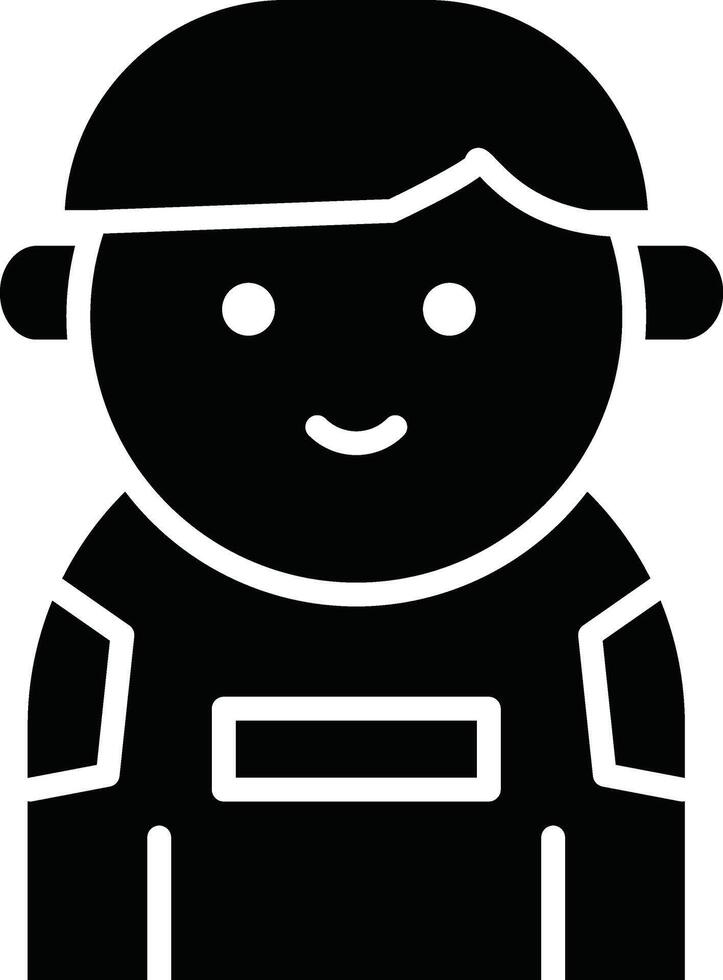 Child Illustration Icon vector