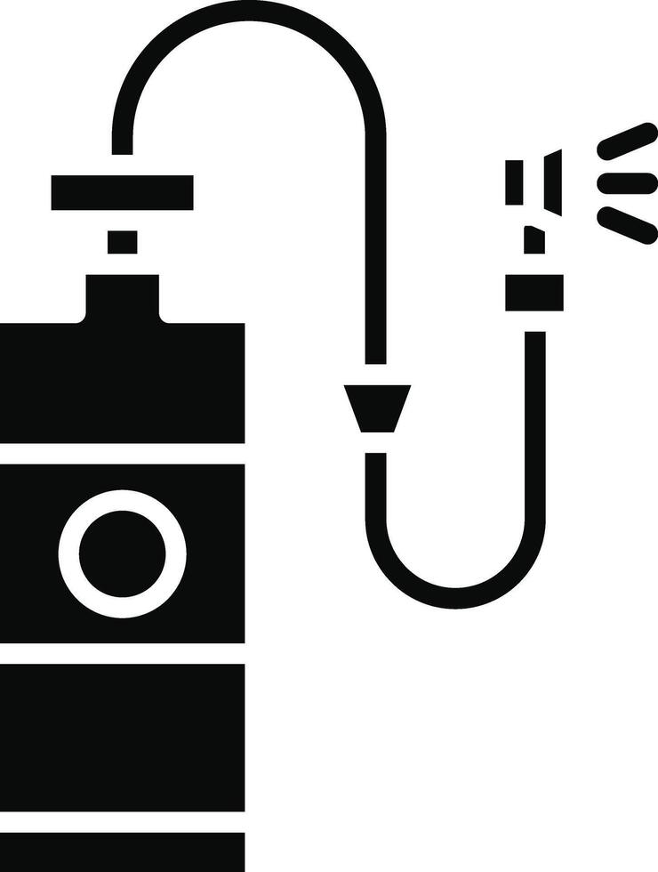 Sprayer Illustration Icon vector