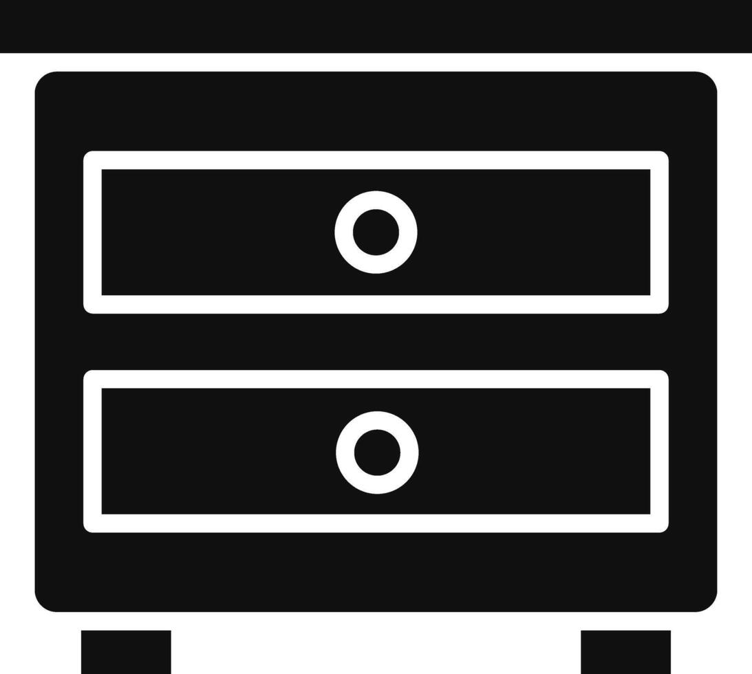 Night Stand Illustration Icon vector