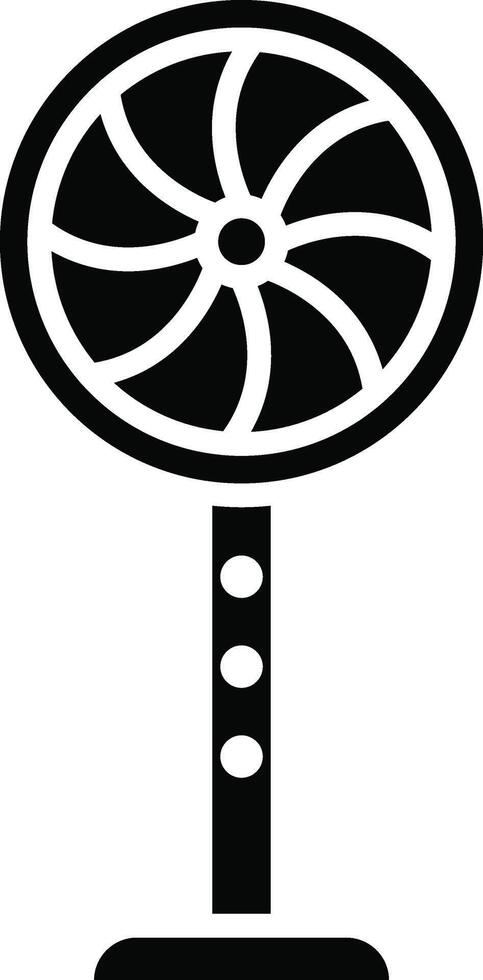 Stand Fan Illustration Icon vector