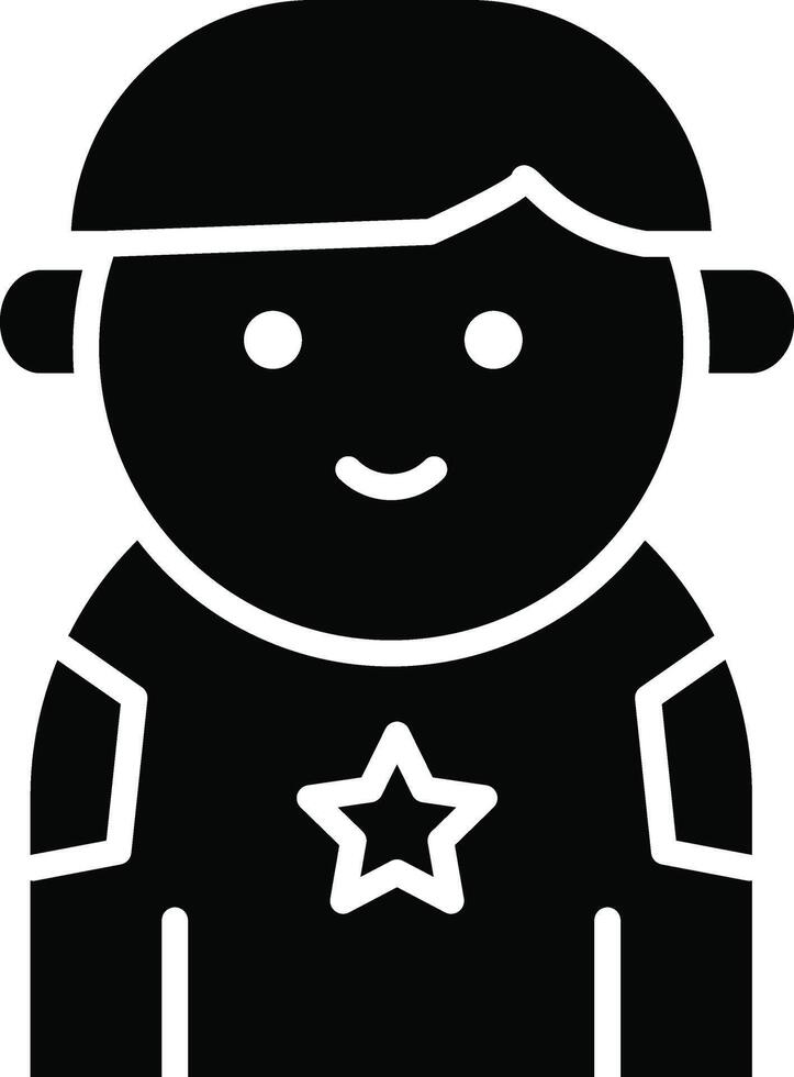 Boy Illustration Icon vector