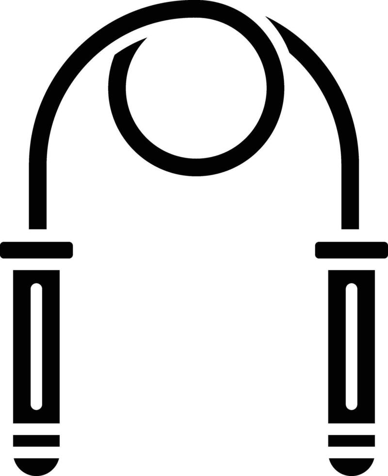 Skipping Rope Illustration Icon vector