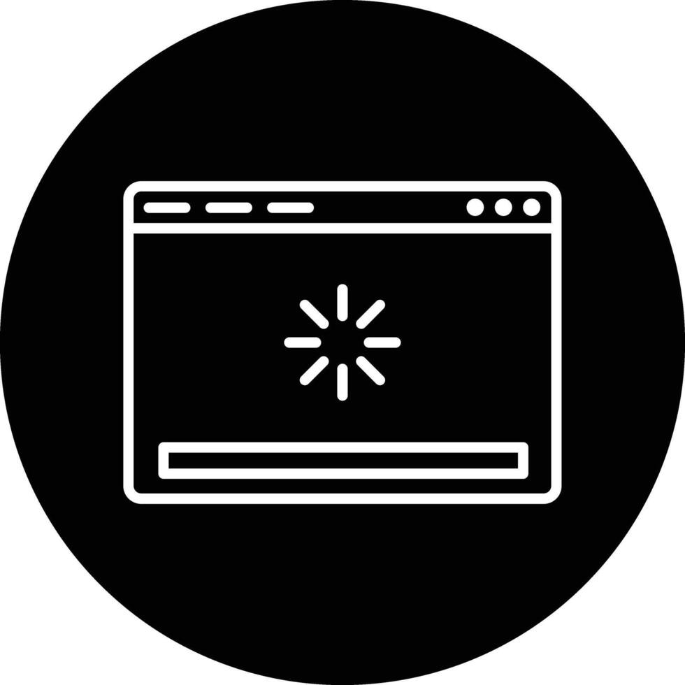 Web Loading Illustration Icon vector