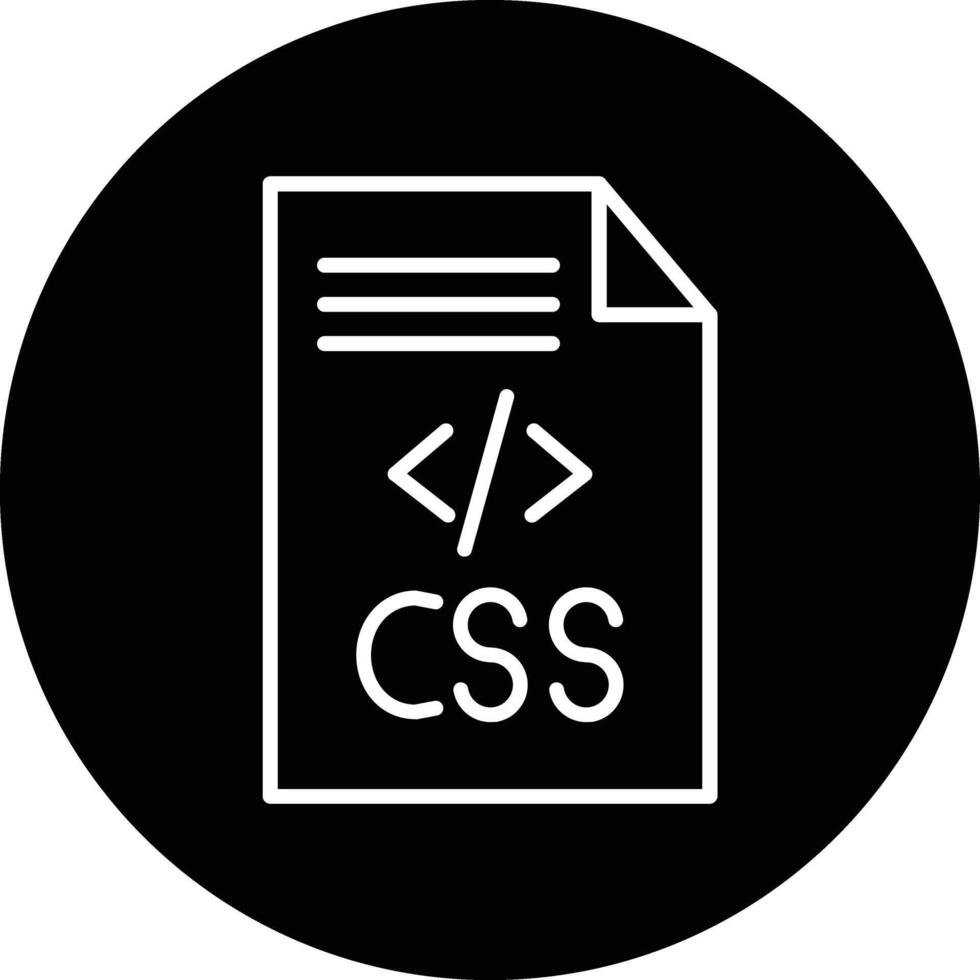 CSS Code Illustration Icon vector